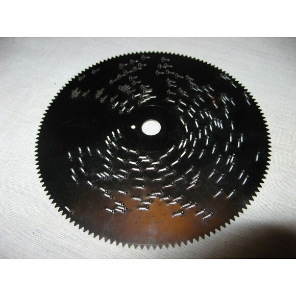 Thorens Switzerland Music Box 4.5" Metal Disc The Glow Worm F66 - Picture 2 of 2